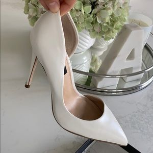 White pumps